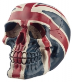 Großer Gothic Totenkopf, britische Flagge
